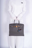 Hermes Birkin 35 Etain Togo with Rose Gold Hardware