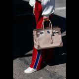 Hermes Birkin 35 Ghillies Argile Etoupe Swift Palladium Hardware