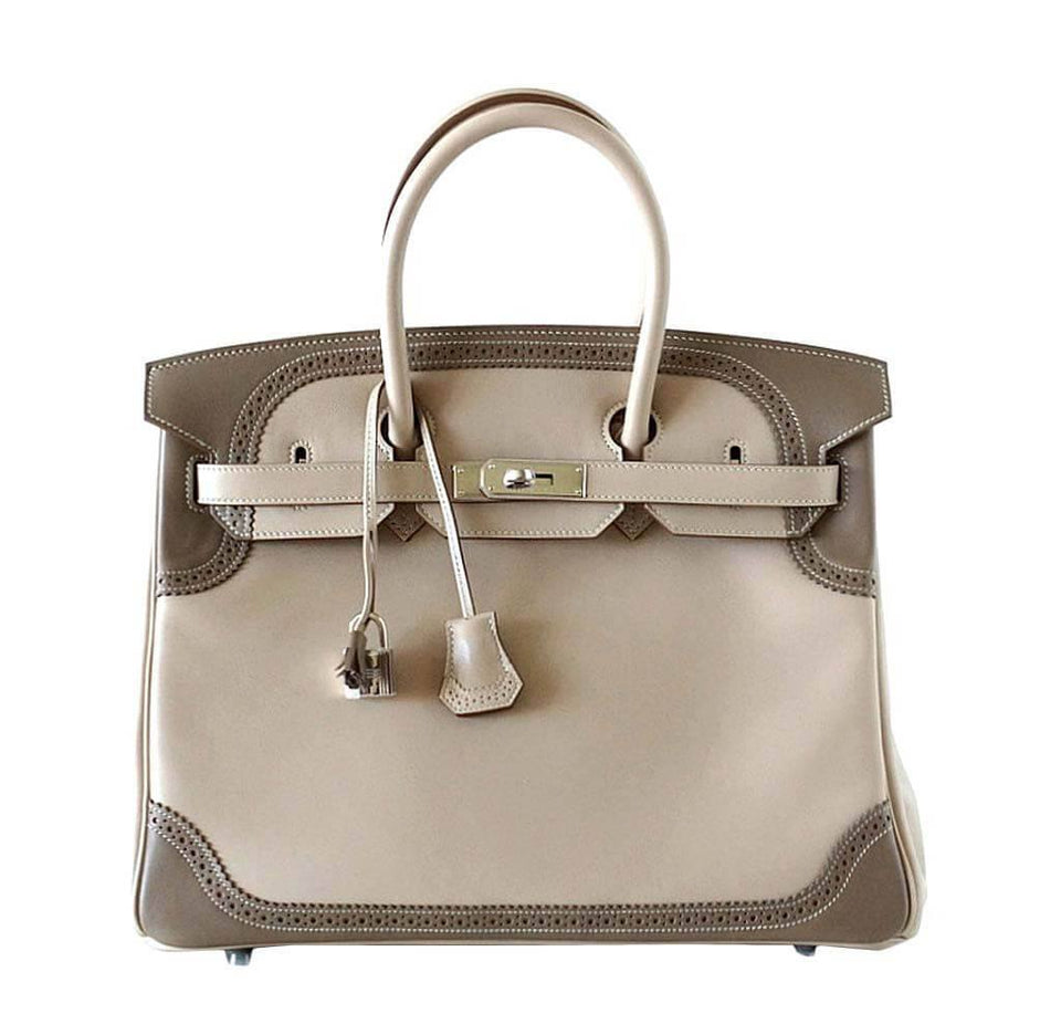 HermesBirkin 35 Bag Ghillies - Limited Edition