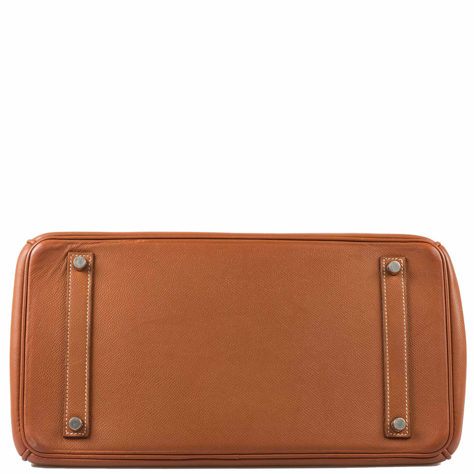 Hermes Birkin 35 Gold Epsom Palladium Hardware