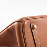 Hermes Birkin 35 Gold Epsom Palladium Hardware