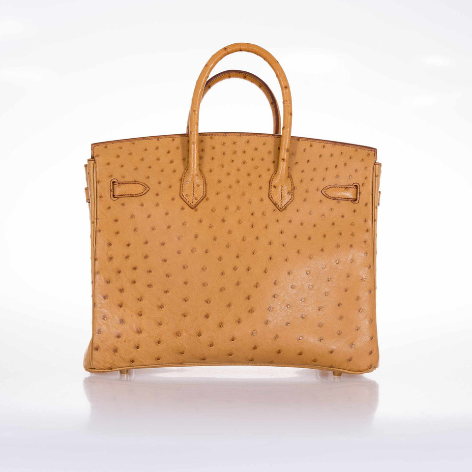 Hermes Birkin 35 Gold Ostrich Gold Hardware