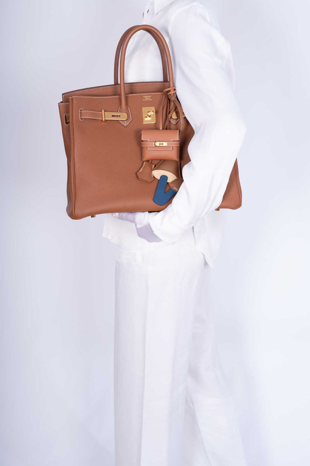 Hermes Birkin 35 Gold Togo Gold Hardware