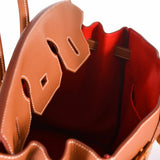 Hermes Birkin 35 Gold Verso Geranium Togo Gold Hardware
