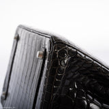 Hermes Birkin 35 Graphite Porosus Crocodile with Palladium Hardware