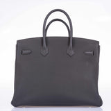 Hermes Birkin 35 Graphite Togo Palladium Hardware