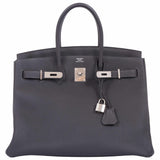 Hermes Birkin 35 Graphite Togo Palladium Hardware