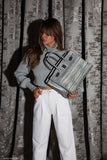 Hermes Birkin 35 Gray Vibrato and Gris Perle Box Palladium Hardware