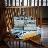 Hermes Birkin 35 Gray Vibrato and Gris Perle Box Palladium Hardware