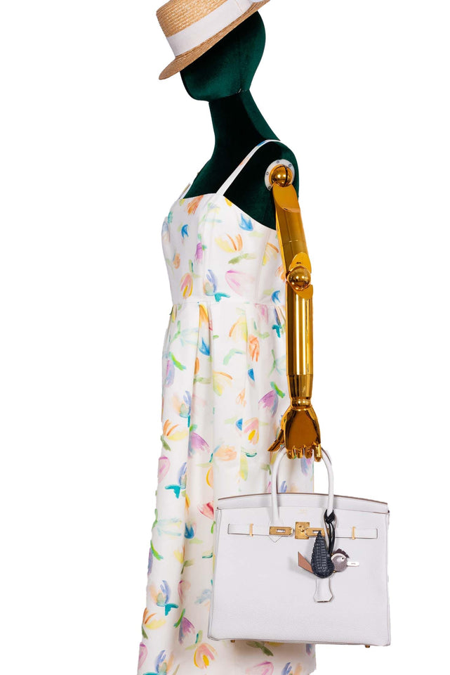 Hermes Birkin 35 Gris Pale Togo Gold Hardware