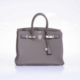 Hermes Birkin 35 HSS Etain With Blue Electric Togo Palladium Hardware
