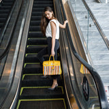 Hermes Birkin 35 HSS Fringe Soleil Togo & Multicolor Swift Leather Palladium Hardware