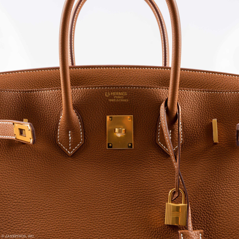 Hermes Birkin 35 HSS Gold Togo Gold Hardware
