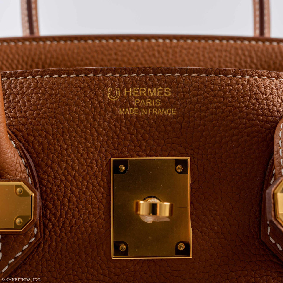 Hermes Birkin 35 HSS Gold Togo Gold Hardware