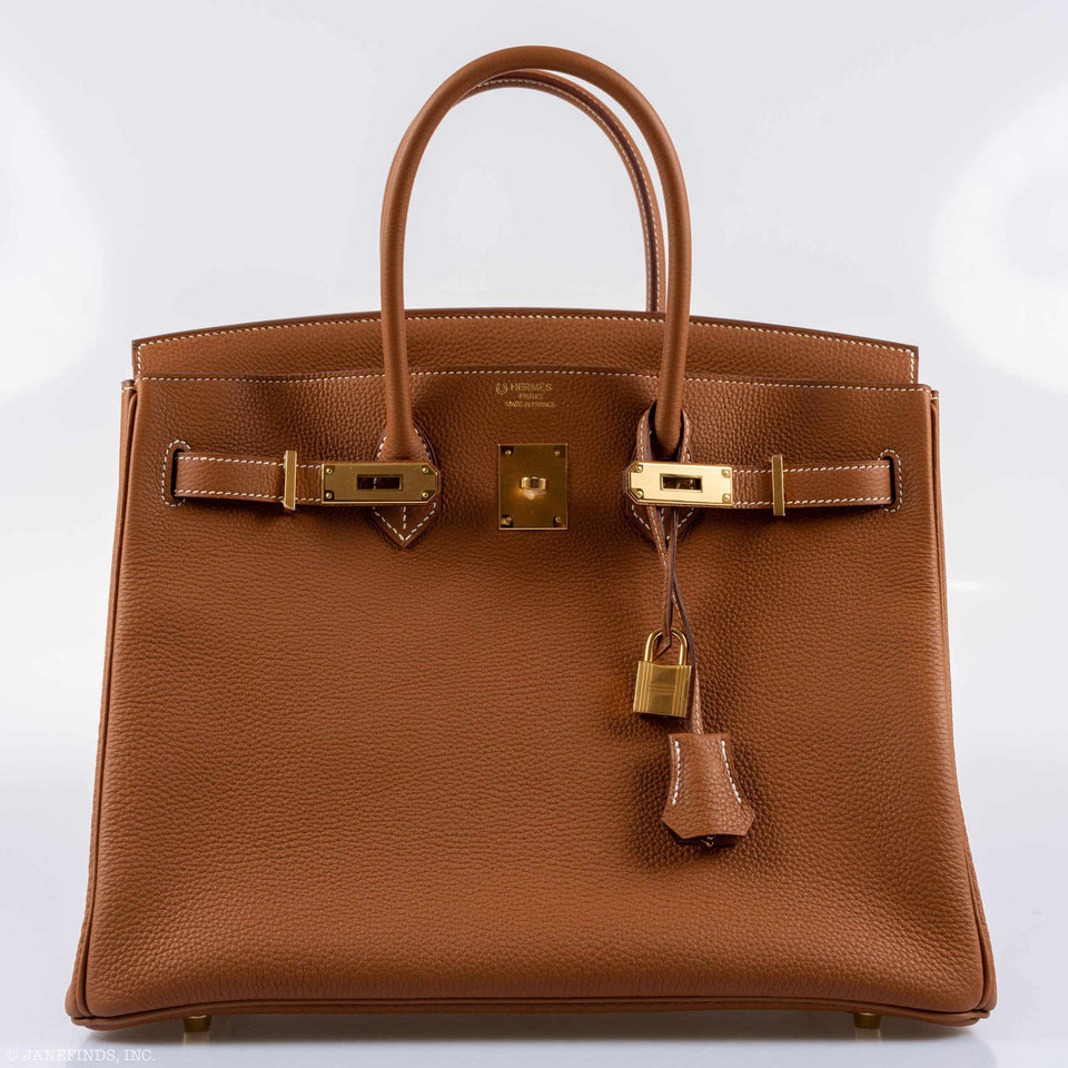 Hermes Birkin 35 HSS Gold Togo Gold Hardware