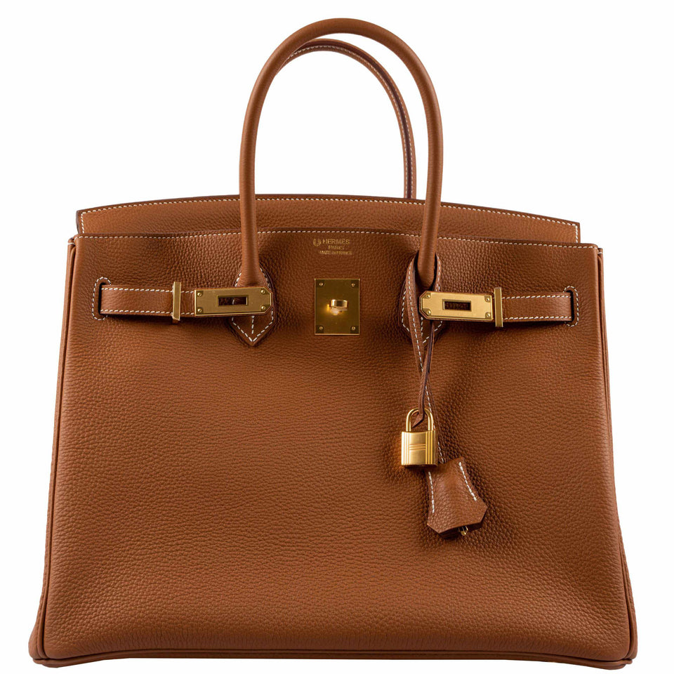 Hermes Birkin 35 HSS Gold Togo Gold Hardware
