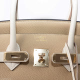 Hermes Birkin 35 HSS Trench & Gris Perle Togo Permabrass Hardware - 2017
