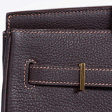 Hermes Birkin 35 Havane Fjord Special Stitching Gold Hardware