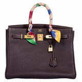 Hermes Birkin 35 Havane Fjord Special Stitching Gold Hardware
