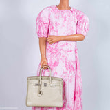 Hermes Birkin 35 Matte Beton Porosus Crocodile Palladium Hardware