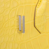 Hermes Birkin 35 Mimosa Matte Alligator Palladium