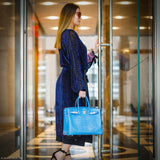 Hermes Birkin 35 Mykonos Matte Alligator Palladium Hardware