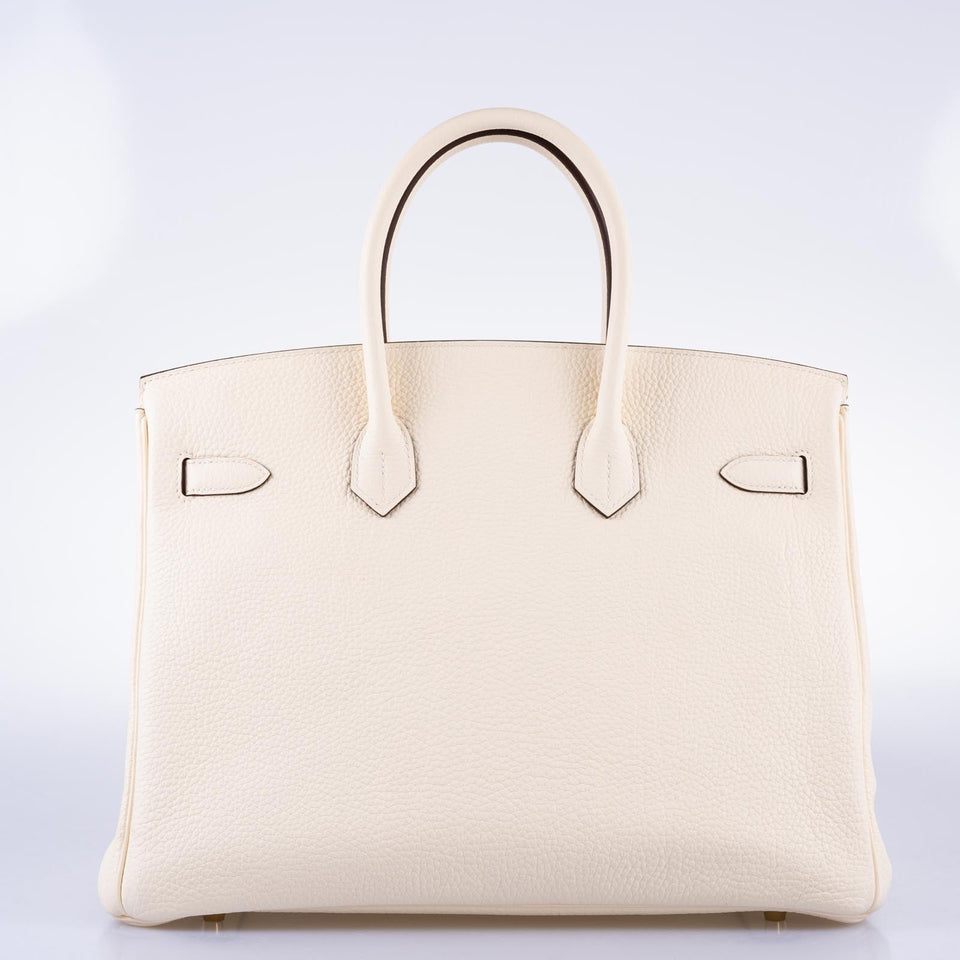 Hermes Birkin 35 Nata Clemence with Gold Hardware