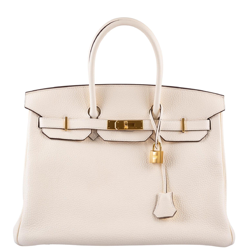 Hermes Birkin 35 Nata Clemence with Gold Hardware