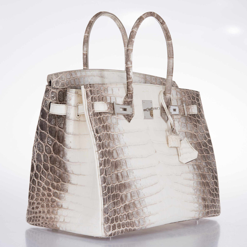 Hermes Birkin 35 Niloticus Crocodile Himalayan Palladium Hardware