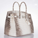 Hermes Birkin 35 Niloticus Crocodile Himalayan Palladium Hardware