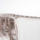 Hermes Birkin 35 Niloticus Crocodile Himalayan Palladium Hardware
