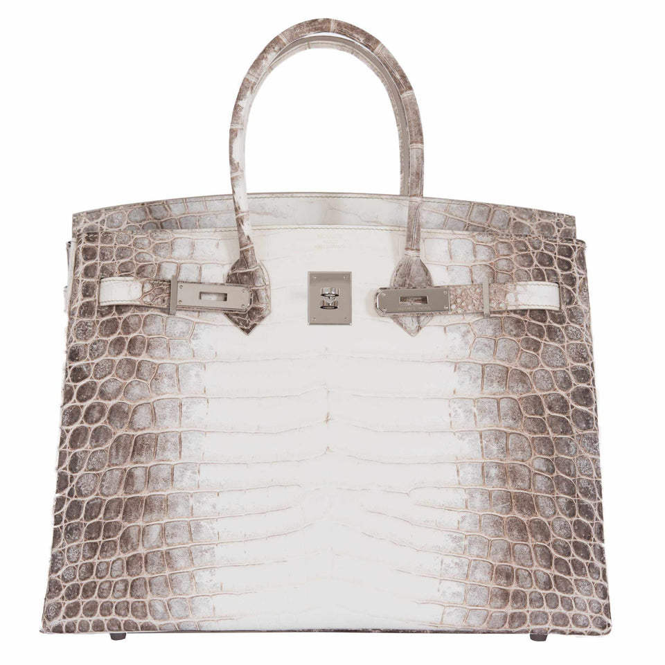 Hermes Birkin 35 Niloticus Crocodile Himalayan Palladium Hardware