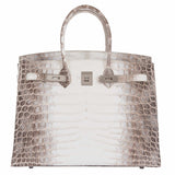 Hermes Birkin 35 Niloticus Crocodile Himalayan Palladium Hardware