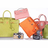 Hermes Birkin 35 Ostrich Vert Anis Gold Hardware