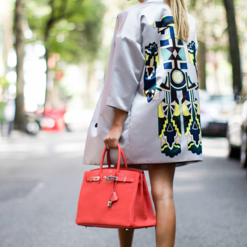 Hermes Birkin 35 Rose Jaipur Epsom Palladium Hardware