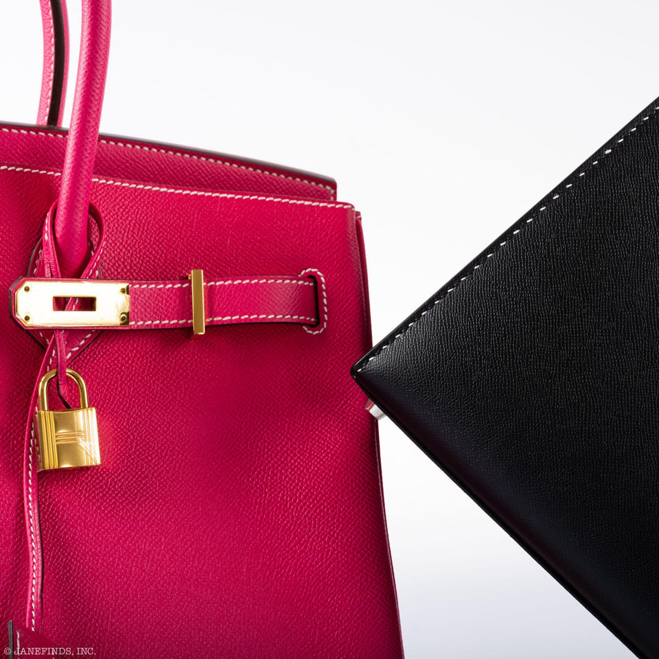 Hermes Birkin 35 Rose Tyrien Epsom Gold Hardware