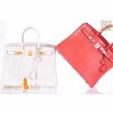 Hermes Birkin 35 Rouge Indian Matte Alligator Palladium Hardware