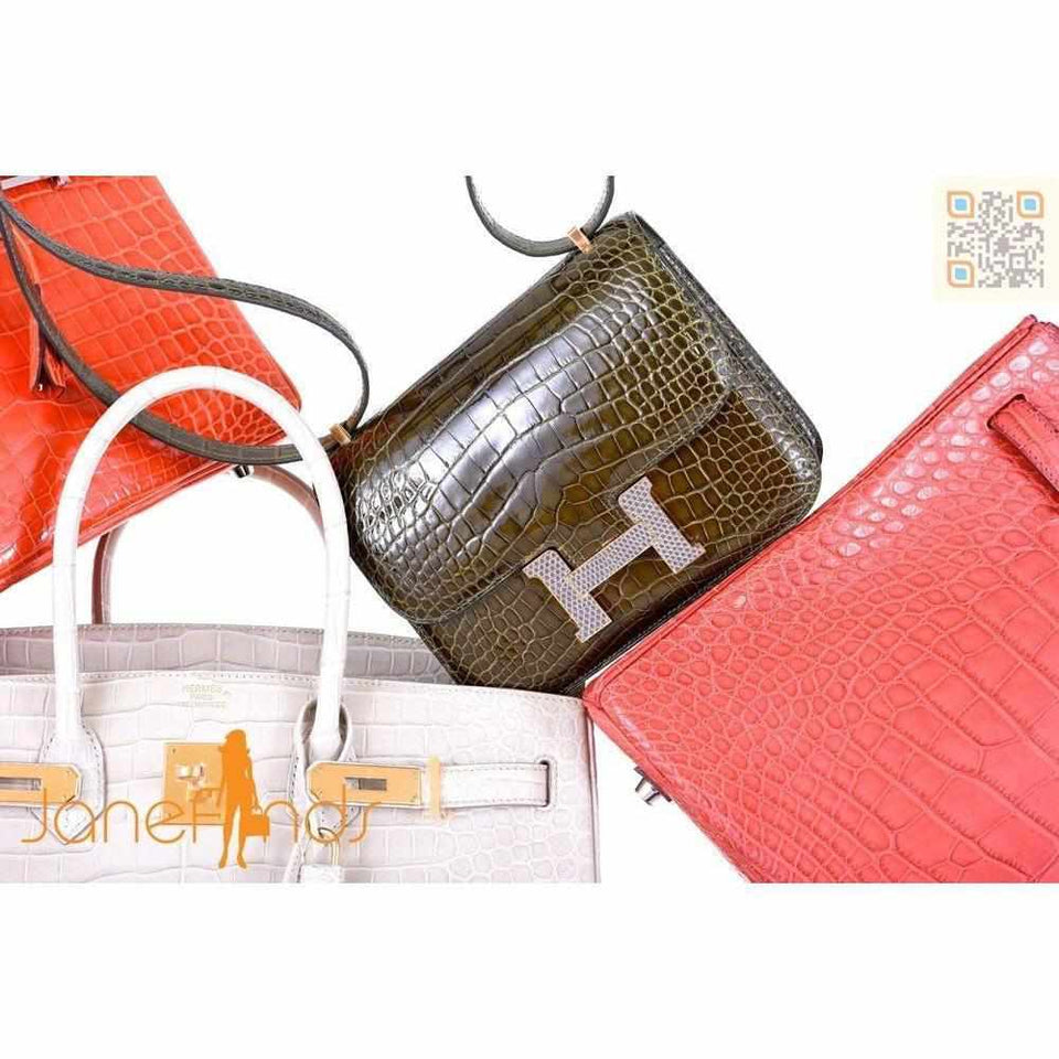 Hermes Birkin 35 Rouge Indian Matte Alligator Palladium Hardware