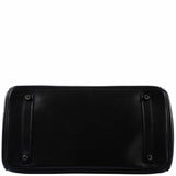 Hermes Birkin 35 SO BLACK Black Box Leather PVD Hardware - 2011, O Square