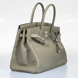 Hermes Birkin 35 Sage Clemence Palladium Hardware