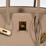 Hermes Birkin 35 Trench Togo Gold Hardware