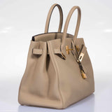 Hermes Birkin 35 Trench Togo Gold Hardware