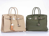 Hermes Birkin 35 Trench Togo Palladium Hardware