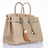Hermes Birkin 35 Trench Togo Palladium Hardware
