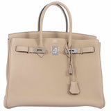 Hermes Birkin 35 Trench Togo Palladium Hardware