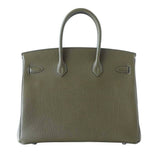 HermesBirkin 35 Vert Veronese Fjord Bag