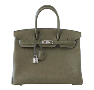 HermesBirkin 35 Vert Veronese Fjord Bag