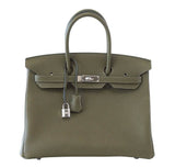 HermesBirkin 35 Vert Veronese Fjord Bag
