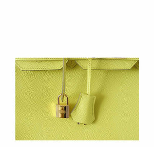 HermesBirkin 35 Souffre Yellow Bag