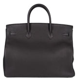 Hermes Birkin 40 Black Togo Leather Palladium Hardware